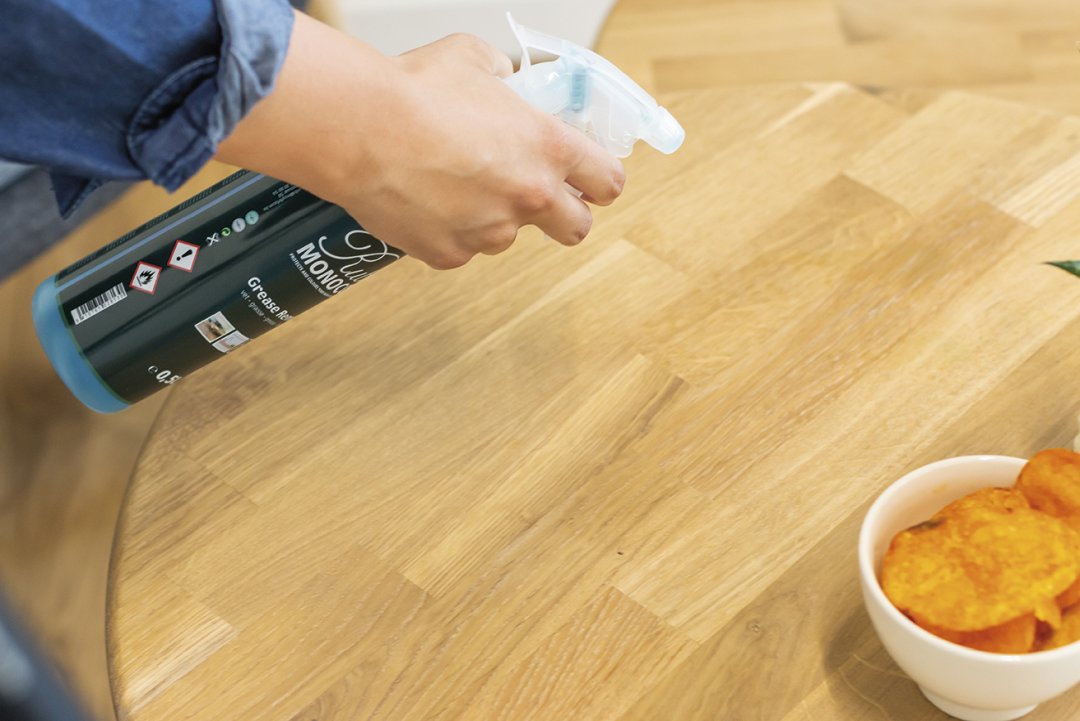 Gebruik van RMC Grease Remover